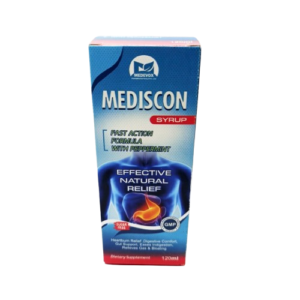 Medevox Mediscon Herbal Digestive Relief 120ml Syrup Relief - Qmed.pk