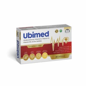 Ubimed Co-Enzyme Q10 Capsules (30s) - Qmed.pk